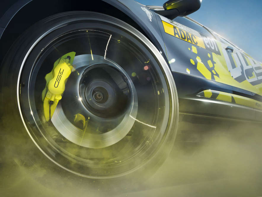 Mokka GSE Rally, переднє колесо з посиленим гальмом