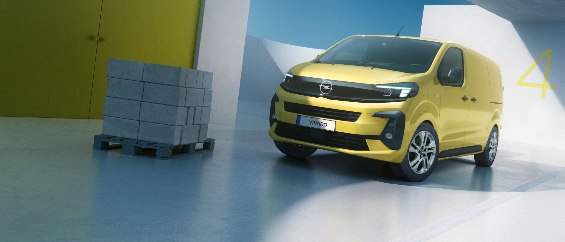 Фургон Opel Vivaro, вигляд спереду